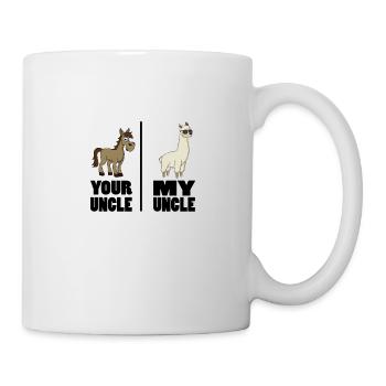 Your Uncle My Uncle Funny Unicorn Gift - Mug - white - Right