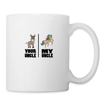 Your Uncle My Uncle Funny Unicorn Gift - Mug - white - Right