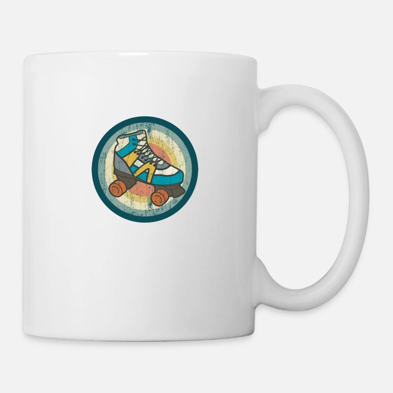 Roller Skates Roller Skating Vintage Skate Gift - Mug - white