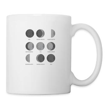 Astronomie La phase lunaire cadeau de l'espace - Mug blanc - blanc - Droite