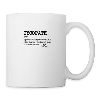 CYCOPATH Bicycle Road Bike and Mountain Bike Gift - Mug - white - Right
