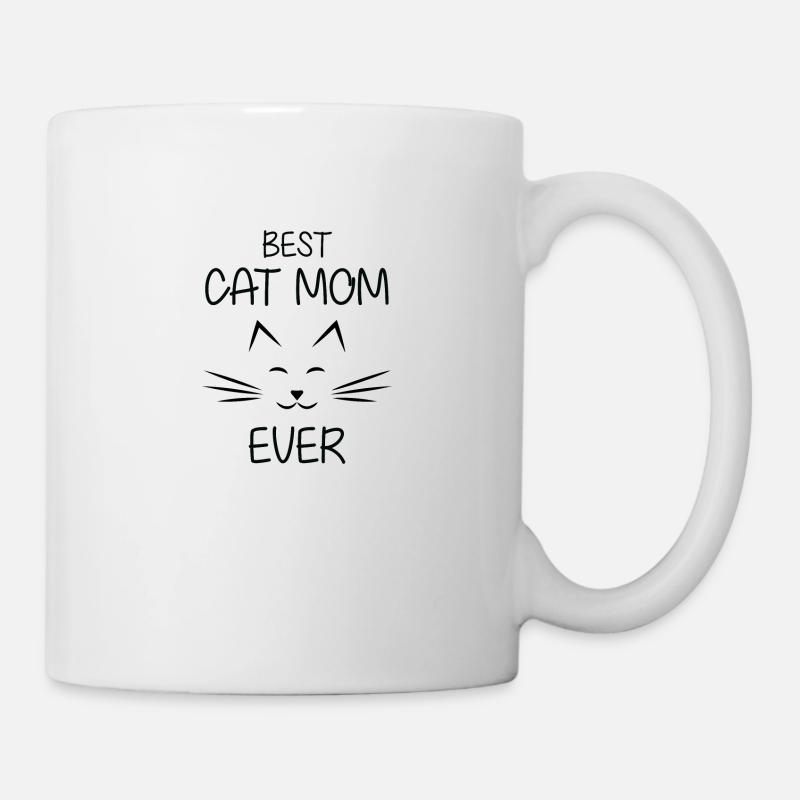 MEILLEUR CAT MOM JAMAIS 01 - Mug blanc - blanc