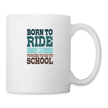 Born To Drive Born Dirt Bike Moto Cross Gift - Mug - white - Right