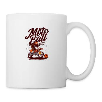 Motoball Biker & Motocross Moto Ball Gift - Mug - white - Right