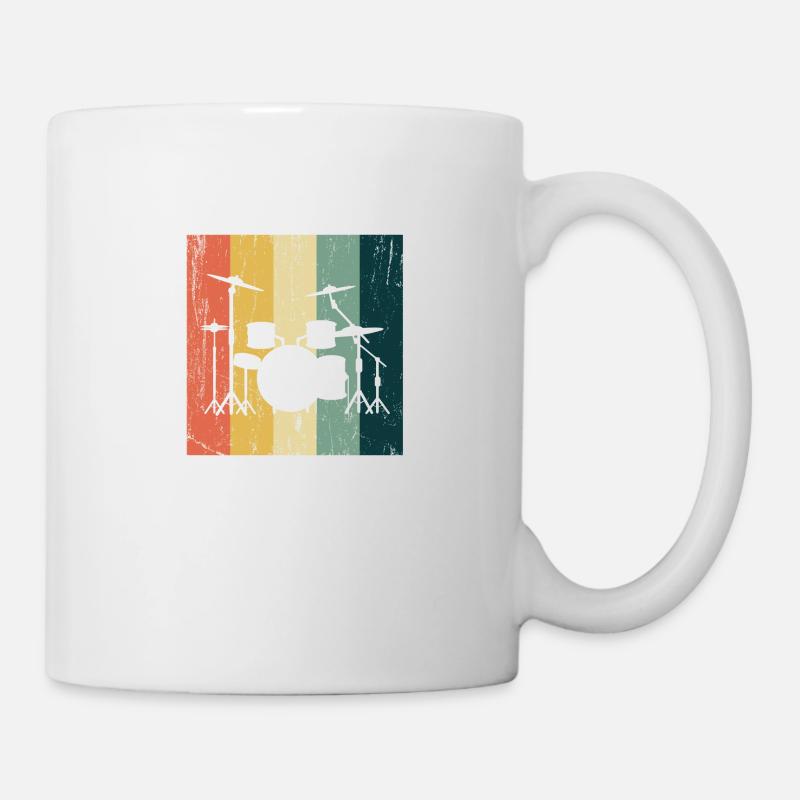 Drummer Raggae Percussion Drummer Gift - Mug - white