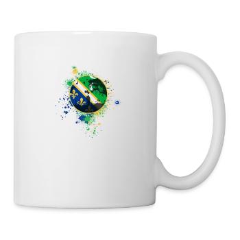Sandzak Pure Love Colorsplash - Mug blanc - blanc - Droite