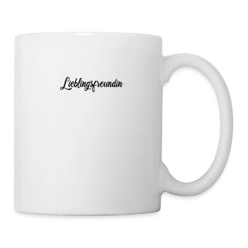 Lieblingsfreundin beste Freundinnen Partnerlook - Tasse - Weiß - Rechts