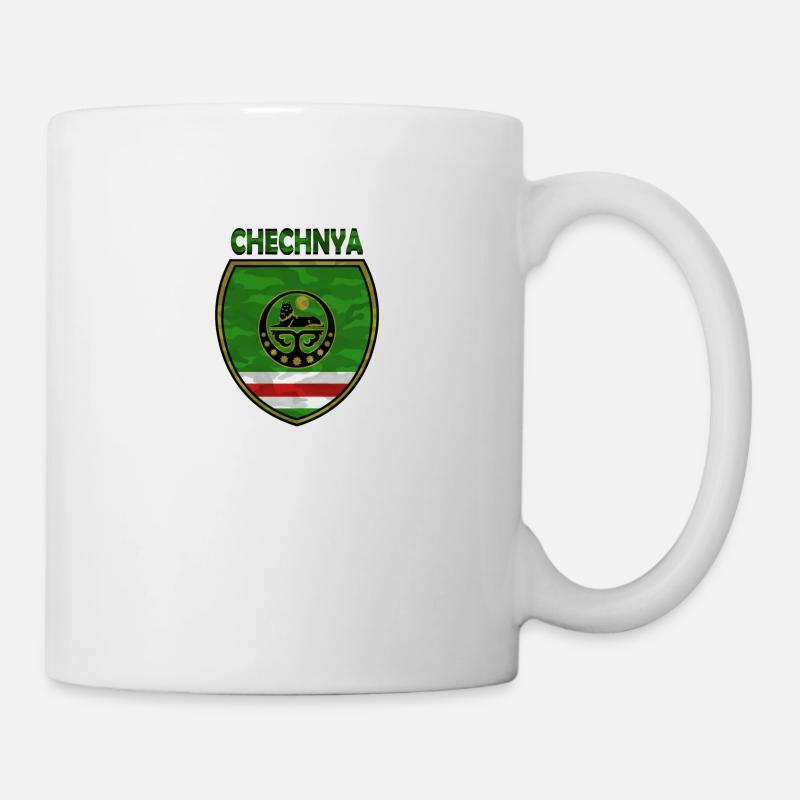 Chechnya Flag, Proud Chechen Flag - Tasse - Weiß