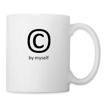 Copyright By Myself - Tasse - Weiß - Rechts