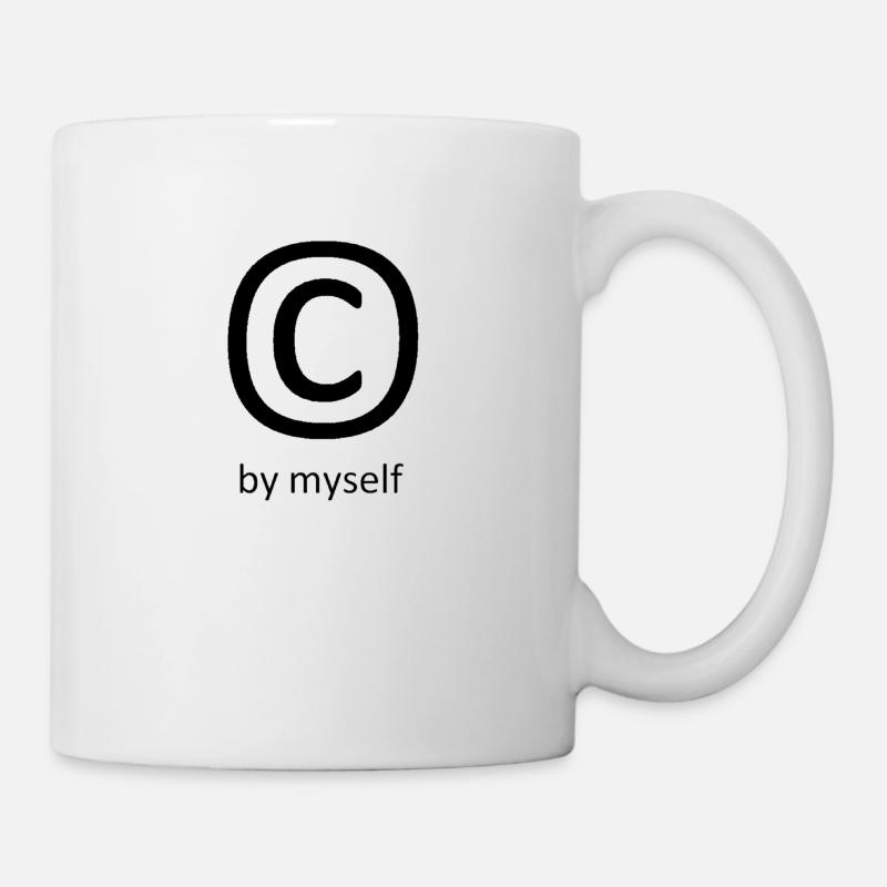 Copyright By Myself - Tasse - Weiß