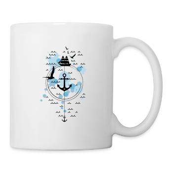 ANKER - SEEFAHRT - KLECKSE - Tasse - Weiß - Rechts