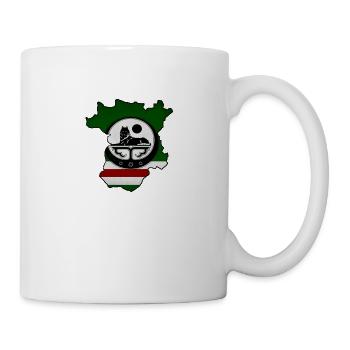 Carte de la Tchétchénie, drapeau tchétchène - Mug blanc - blanc - Droite