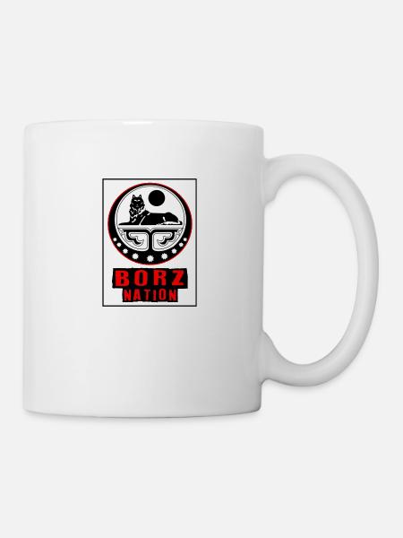 Chechnya borz nation - Tasse - Weiß
