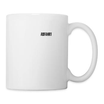 Abfahrt Rave Techno Music - Tasse - Weiß - Rechts