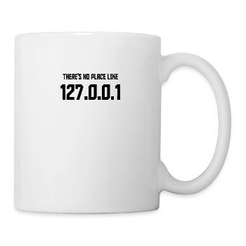 Il n'y a pas de place comme 127.0.0.1 - Mug blanc - blanc - Droite