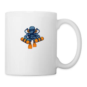 TEC DIVER SIDEMOUNT Tauchgang Geschenk Für Taucher - Tasse - Weiß - Rechts