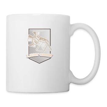 LIGHT CREW Retro light lighting technician gift - Mug - white - Right