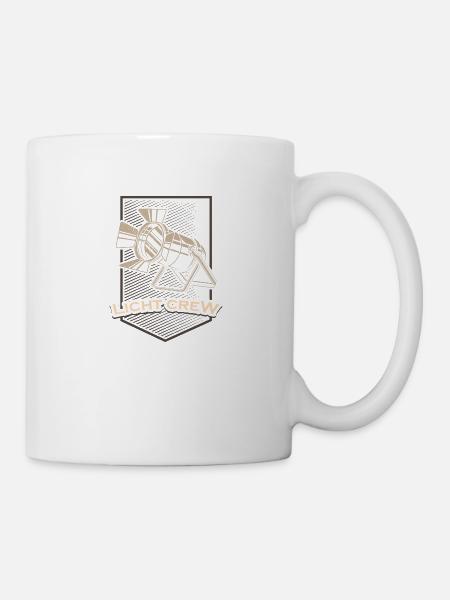 LIGHT CREW Cadeau de technicien en éclairage rétro - Mug blanc - blanc