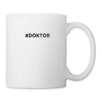 Doktor Promotion Geschenk Doktortitel - Tasse - Weiß - Rechts