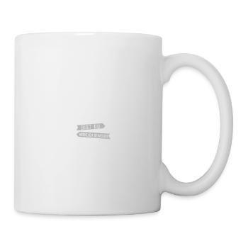 Wo Du Zu Fuss Warst T-Shirt I Wanderer Berge - Tasse - Weiß - Rechts