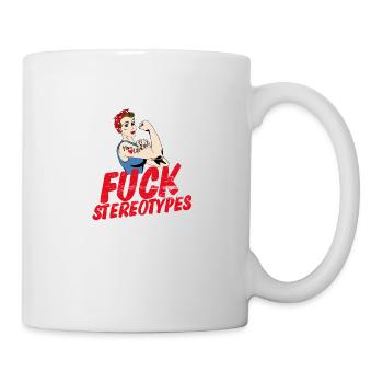 Fuck Pop Art stéréotypé - Mug blanc - blanc - Droite
