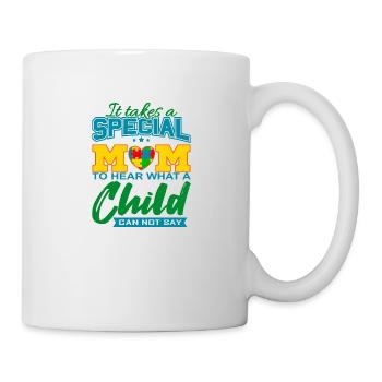 AUTISM MOM Autism Awareness Gift - Mug - white - Right