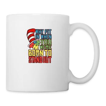 AUTISM HAT Autism Awareness Gift For Autistic - Mug - white - Right