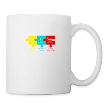 AUTISM PUZZLE Autism Awareness Gift Autist - Mug - white - Right