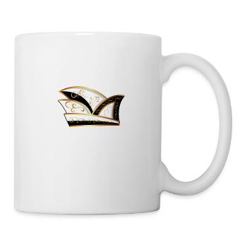 CASQUETTE COMIT NOIR BLANC CARNIVAL casquette imbécile - Mug blanc - blanc - Droite