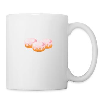 KARNEVAL KRAPFEN BERLINER Fasching Kostüm Bäcker - Tasse - Weiß - Rechts