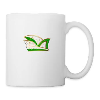 CASQUETTE DE COMITÉ CASQUETTE VERT BLANC CARNAVAL - Mug blanc - blanc - Droite