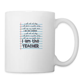 Je suis l'enseignant - Mug blanc - blanc - Droite