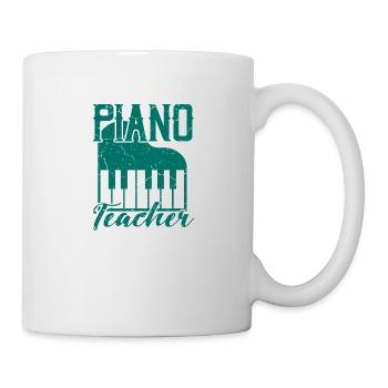 PIANO TEACHER gift for piano teacher - Mug - white - Right