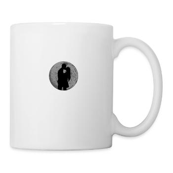 L'AMOUR EST ESPACE cadeau de valentine de l'espace - Mug blanc - blanc - Droite