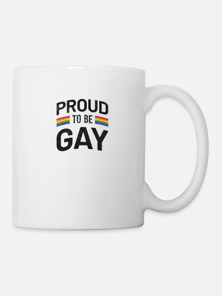 proud to be gay proud to be gay - Mug - white