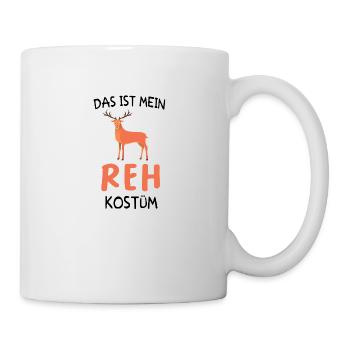 Das ist mein Reh Kostüm - Tasse - Weiß - Rechts