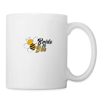 Braut Biene Hochzeit Geschenk - Tasse - Weiß - Rechts