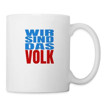 Wir sind das Volk - Tasse - Weiß - Rechts