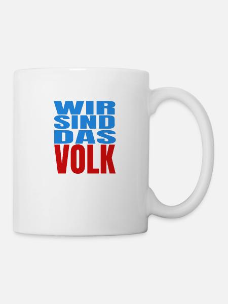 Wir sind das Volk - Tasse - Weiß