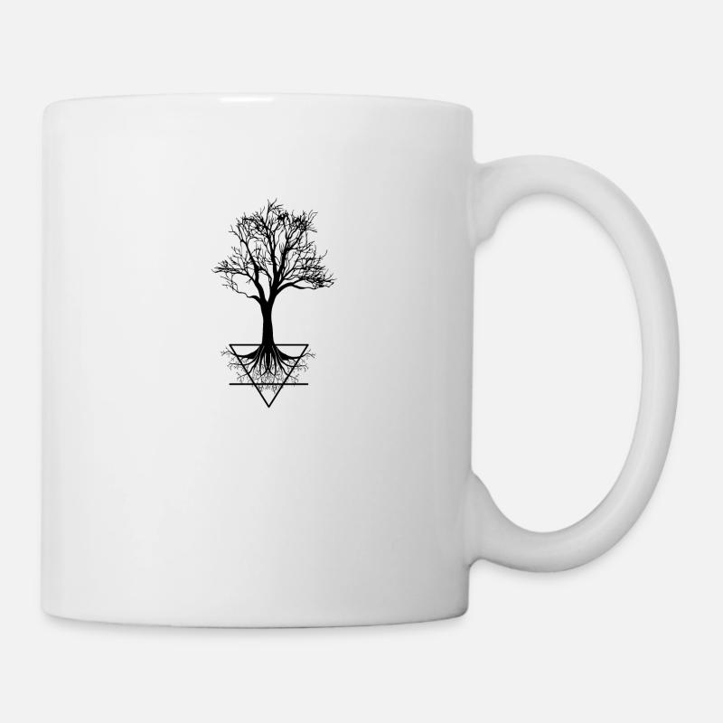Arbre de vie cadeau arbre de vie - Mug blanc - blanc