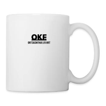 Ortskontrollfahrt OKF - Tasse - Weiß - Rechts