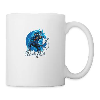 Blauer Ninja Fünften 5 Geburtstag Junge Geschenk - Tasse - Weiß - Rechts