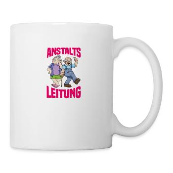PDL Pflegefachkraft Altenpflege Demenz - Tasse - Weiß - Rechts