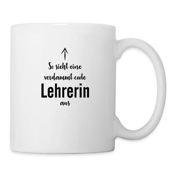 Lehrerin Schule Student - Tasse - Weiß - Rechts