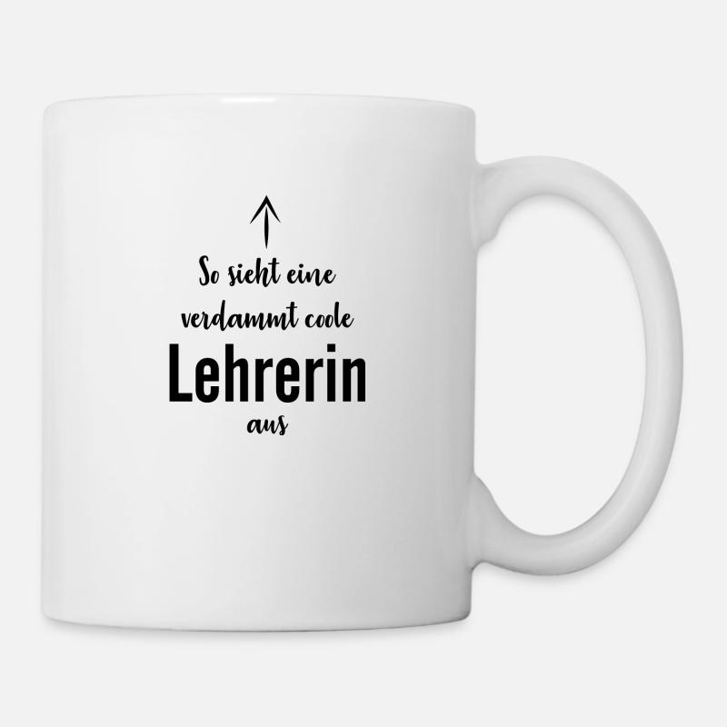 Lehrerin Schule Student - Tasse - Weiß