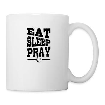 EAT SLEEP PRAY Islam Gift Muslim Muslim - Mug - white - Right