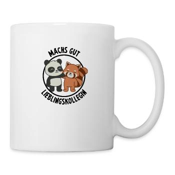 Lieblingskollegin Abschied Arbeit Geschenk - Tasse - Weiß - Rechts