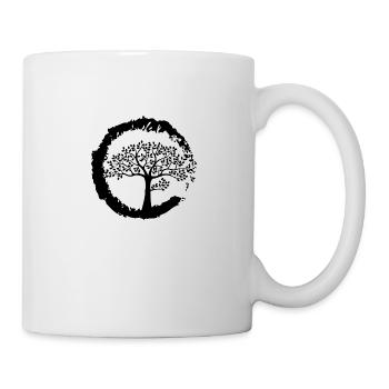Tree of Life Yoga Retro Yoga Fan Yoga Teacher - Mug - white - Right