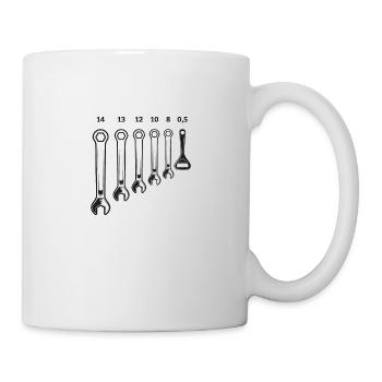Mécanicien cadeau voiture garage - Mug blanc - blanc - Droite