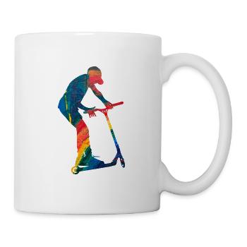 Freestyle-Roller - Tasse - Weiß - Rechts
